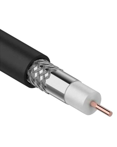 GENERICA RG11 CCS 75Ом FPE PVC черный (CC1-R1F1-119-300-G). Кабель коаксиальный омедненный. IEK в Обнинске