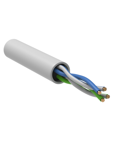 GENERICA U/UTP кат. 5E 24AWG 2 пары LSZH INDOOR белый (BC1-C5E02-128-305-G). Кабель «витая пара» (LAN) для структурированных систем связи. IEK в Обнинске