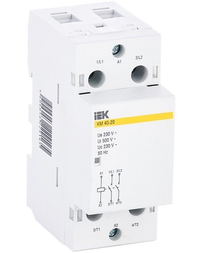Контактор модульный КМ40-20 AC (MKK11-40-20). Контактор модульный. IEK в Обнинске