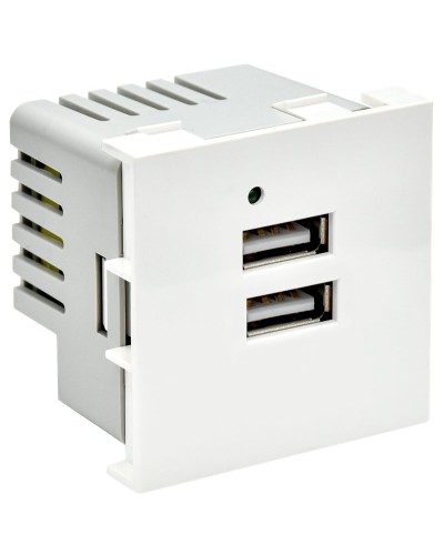 Розетка USB A+A 4,2А PRIMER РКЮ-23-40-П белый IEK PR-KK40D-RU-0-2-AA-K01). Розетка USB. IEK в Обнинске