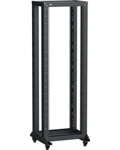 LF05-20U66-2RM. Стойка 2-рамная на рол. 20U 600х600мм черная. ITK в Обнинске