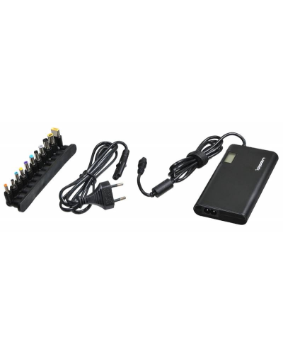 Блок питания Ippon SD90U автоматический 90W 15V-19.5V 11-connectors 4.5A 1xUSB 2.1A, LCD индикатор (705053). Блок питания. Ippon в Обнинске