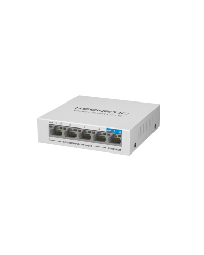 Keenetic KN-4610 (L2) 5х1Гбит/с 4PoE+ 60W. Коммутатор с PoE. KEENETIC в Обнинске