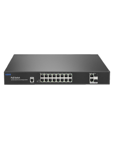 KN-SW1602SFP/M2. Коммутатор с питанием по PoE. KENO в Обнинске