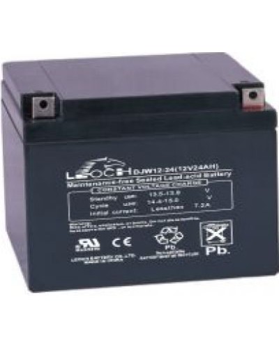 LEOCH DJW 12-24. Аккумулятор герметичный свинцово-кислотный. LEOCH в Обнинске