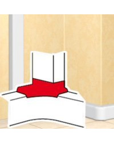 Отвод угловой для короба DLP 35х80/105, 50х80/150 (010763): Отвод угловой в Обнинске