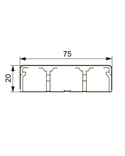 Короб DLPlus 75х20 (030033): Кабель-канал в Обнинске