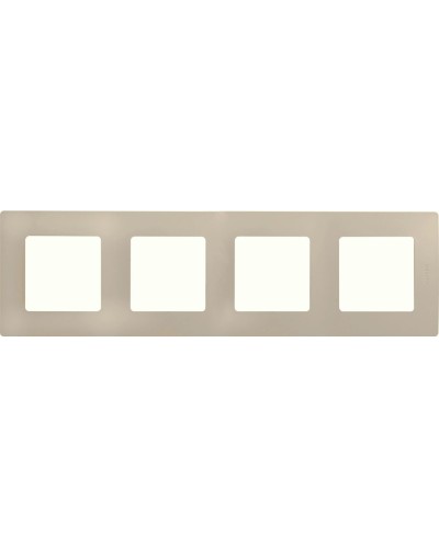 Рамка 4 поста ETIKA, слоновая кость (672514). Рамка. LegranD в Обнинске