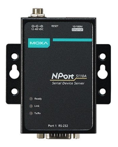NPort 5110A. 1-портовый асинхронный сервер. MOXA в Обнинске