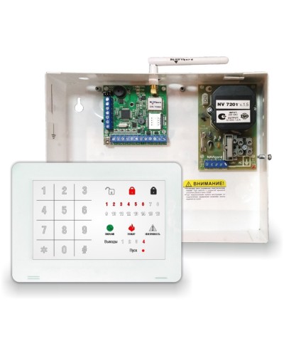 NV 1010c/8524. Устройство оконечное объектовое приемно-контрольное c GSM коммуникатором. NAVIgard в Обнинске
