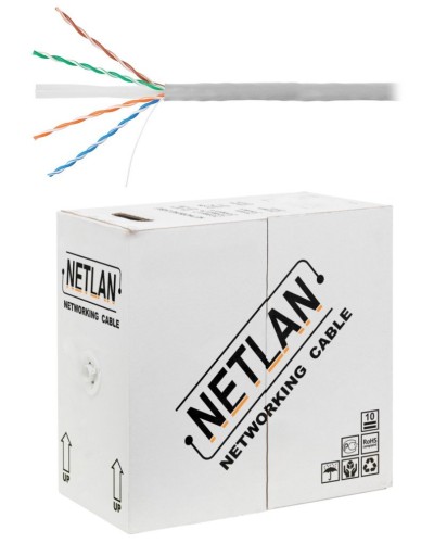 U/UTP 4pair, Cat6, Solid, In, PVC (EC-UU004-6-PVC-GY). Кабель «витая пара» (LAN) для структурированных систем связи. NETLAN в Обнинске