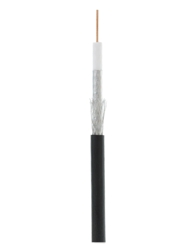 RG-6 CCS, Out, PE (UEC-C2-32123B-BK-3). Кабель коаксиальный омедненный. NETLAN в Обнинске