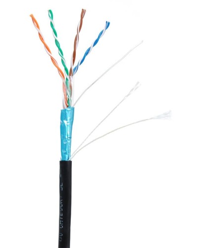 F/UTP 4pair, Cat5e, Out, PE (EC-UF004-5E-PE-BK-1). Кабель «витая пара» (LAN) для структурированных систем связи. NETLAN в Обнинске