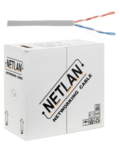 U/UTP 2pair, Cat5, In, PVC, CCA (CCA-UU002-5-PVC-GY) . Кабель «витая пара» (LAN) для структурированных систем связи. NETLAN в Обнинске