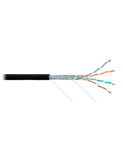 F/UTP 4pair, Cat5e, Solid, In/Out, нг(А)-HF (NMC 9200C-BK). Кабель «витая пара» (LAN) для структурированных систем связи. NIKOMAX в Обнинске