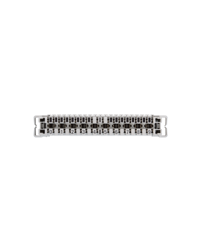NMC-PL10-CC-10 (10 шт). Плинт неразмыкаемый, (0...9), крепление под кронштейн. NIKOMAX в Обнинске