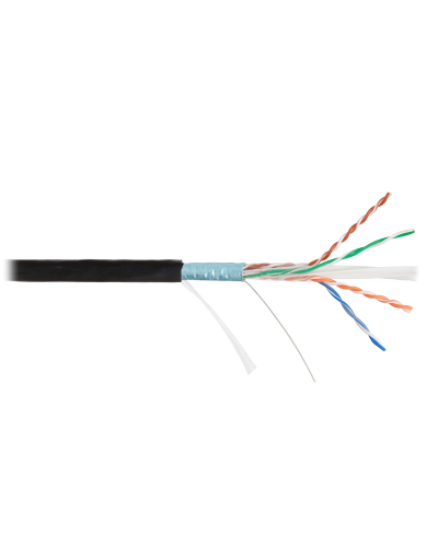 F/UTP 4pair, Cat6a, Solid, In/Out, нг(А)-HF (NMC 4255C-BK). Кабель «витая пара» (LAN) для структурированных систем связи. NIKOMAX в Обнинске
