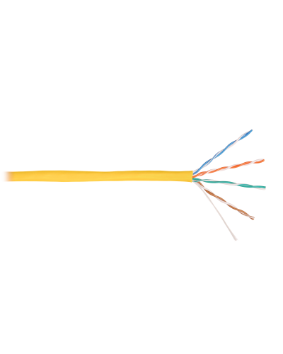 U/UTP 4pair, Cat5e, Solid, In, PVC (NMC 4100A-YL). Кабель «витая пара» (LAN) для структурированных систем связи. NIKOMAX в Обнинске
