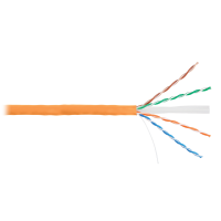 U/UTP 4pair, Cat6a, Solid, In, нг(А)-HF (NMC 4155C-OR). Кабель «витая пара» (LAN) для структурированных систем связи. NIKOMAX