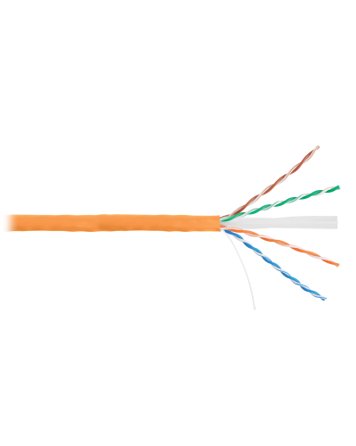 U/UTP 4pair, Cat6a, Solid, In, нг(А)-HF (NMC 4155C-OR). Кабель «витая пара» (LAN) для структурированных систем связи. NIKOMAX в Обнинске