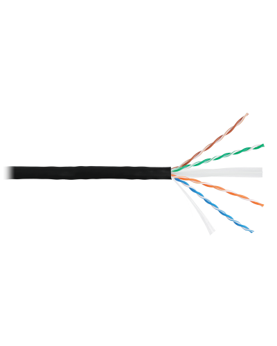 U/UTP 4pair, Cat6, Solid, Out, PVC (NMC 4155B-BK). Кабель «витая пара» (LAN) для структурированных систем связи. NIKOMAX в Обнинске