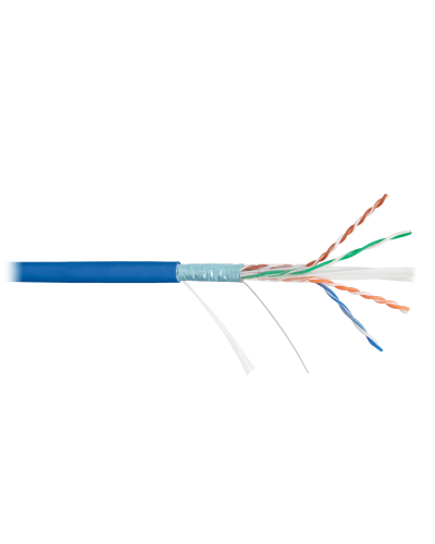 F/UTP 4pair, Cat6, Solid, In, нг(А)-HF (NMC 4240C-BL). Кабель «витая пара» (LAN) для структурированных систем связи. NIKOMAX в Обнинске