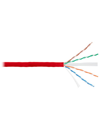U/UTP 4pair, Cat6, Solid, In, нг(А)-HF (NMC 4140C-RD). Кабель «витая пара» (LAN) для структурированных систем связи. NIKOMAX в Обнинске