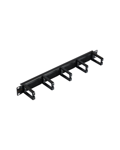 NMC-OP530HB-1U-BK-2 (2 шт). Кабельный органайзер 19 с щёточным вводом. NIKOMAX в Обнинске