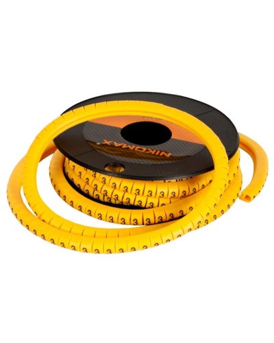 NMC-CMR-6-YL-500 (500шт). Маркер кабельный. NIKOMAX в Обнинске
