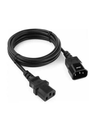 NTSS-PC13142 C13-С14 проводник.:3х0.75мм2 1.8м 220/250В 10А черный. Кабель питания. NTSS в Обнинске