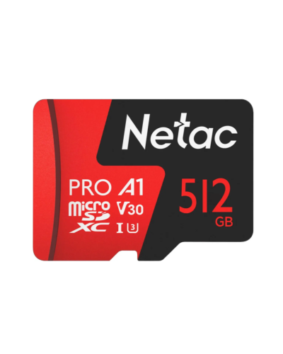 NT02P500PRO-512G-R. Карта памяти microSDXC, 512 ГБ, Class 10. Netac в Обнинске