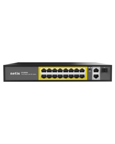 Netis P116GH. Коммутатор сетевой PoE неуправляемый. Netis в Обнинске