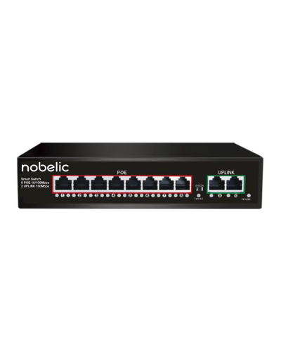 NBLS-1008P. Коммутатор неуправляемый 8-портовый. Nobelic в Обнинске