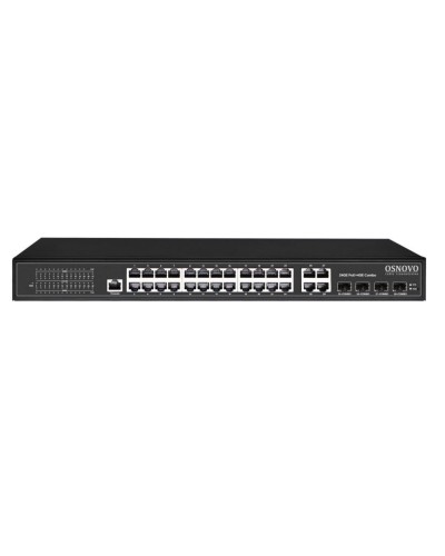 SW-8244/L(400W). Коммутатор 24-портовый  Gigabit Ethernet с PoE. OSNOVO в Обнинске