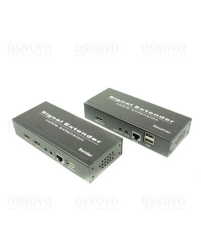 TLN-HiKM2+RLN-HiKM2. Удлинитель HDMI, ИК-сигнала, 2*USB. OSNOVO в Обнинске