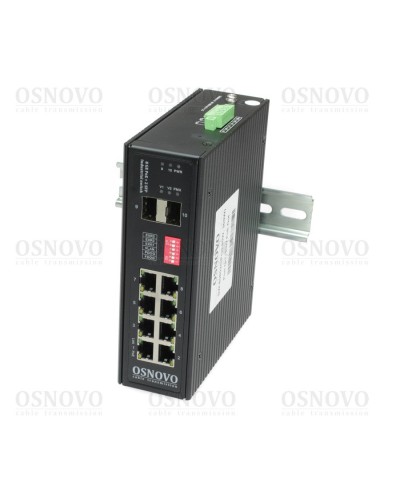 SW-80802/I(Port 90W, 300W). Коммутатор с PoE. OSNOVO в Обнинске