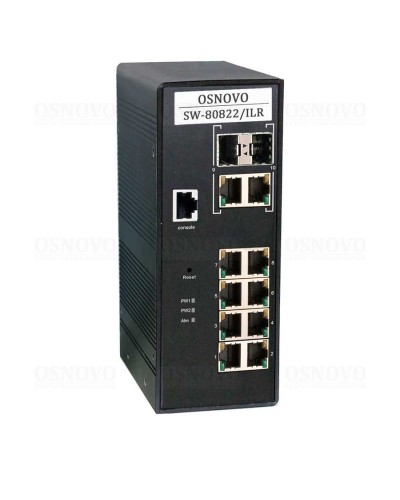 SW-80822/ILR. Коммутатор 10-портовый Gigabit Ethernet с PoE. OSNOVO в Обнинске