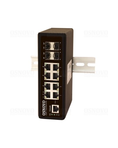 SW-70804/IL. Промышленный коммутатор Gigabit Ethernet на 12 портов. OSNOVO в Обнинске