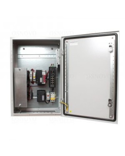 OS-46TB1(SW-80802/ILS(port 90W)). Уличная станция с термостабилизацией и резервным питанием. OSNOVO в Обнинске