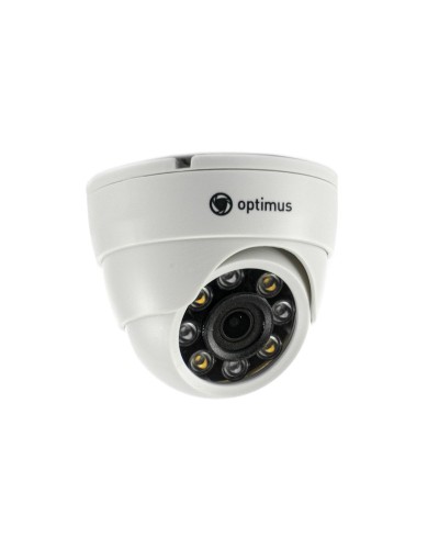 IP-E024.0(2.8)PL. Видеокамера IP купольная. Optimus в Обнинске