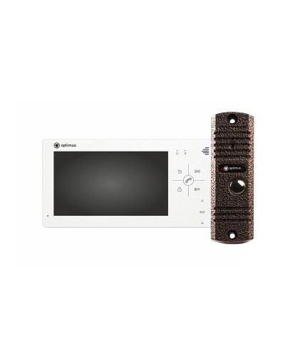 VM-7.0 (w)+ DS-700L (медь). Комплект видеодомофона. Optimus в Обнинске