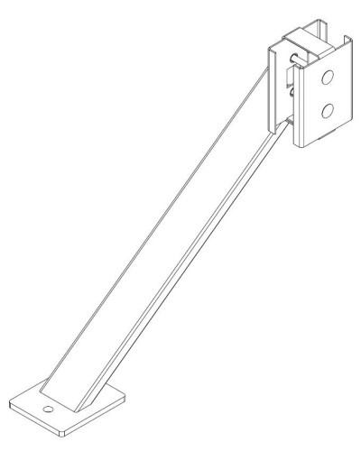 PERCo-MB-16.9. Упор для стоек секции ограждения. PERCo в Обнинске
