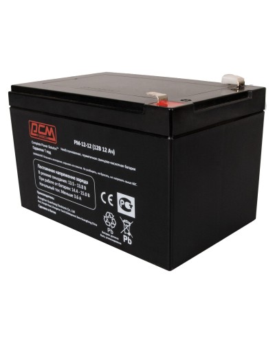 PM-12-12. Аккумулятор герметичный свинцово-кислотный. POWERCOM в Обнинске
