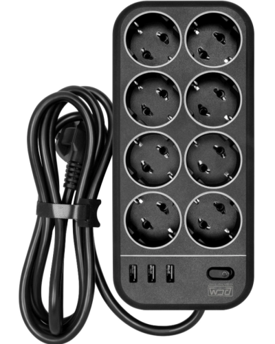 SP-08 USB03AB 3,0 M. Сетевой фильтр. POWERCOM в Обнинске