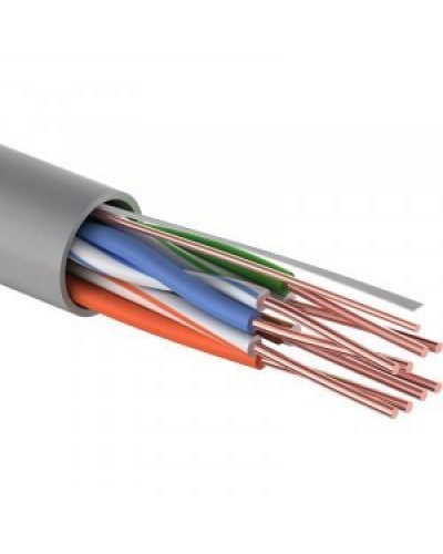 U/UTP Light, CAT 5, PVC, 4PR, 26AWG, омедненный INDOOR, SOLID, серый, 305м, PROconnect (01-0048-3). Кабель «витая пара» (LAN) для структурированных систем связи. PROCONNECT в Обнинске