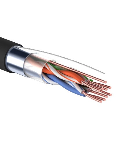 F/UTP 4PR 24AWG, CAT5e. OUTDOOR, 305м. PROconnect (01-0154). Кабель «витая пара» (LAN) для структурированных систем связи. PROCONNECT в Обнинске