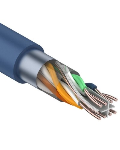 F/UTP, CAT 6, PVC, 4PR, 23AWG, омедненный INDOOR, SOLID, серый, 305м, PROconnect (01-0147-3). Кабель «витая пара» (LAN) для структурированных систем связи. PROCONNECT в Обнинске