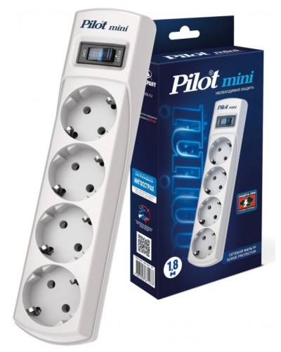 Pilot mini 5м. Сетевой фильтр. Pilot в Обнинске
