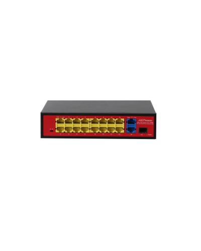 PND-16P-2G1F Lite (180W). Коммутатор неуправляемый 18-портовый с PoE. Polyvision в Обнинске