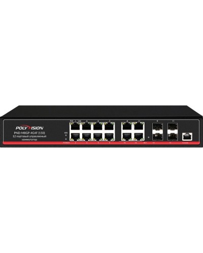 PND-M8GP-4G4F(150). Коммутатор управляемый оптический 12 портовый. Polyvision в Обнинске